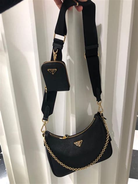 black and gold prada crossbody bag|prada crossbody bag black nylon.